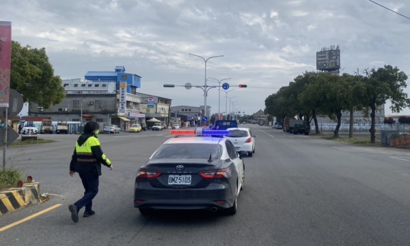 春節高峰台1線遇車禍　警方即刻疏導 交通迅速恢復