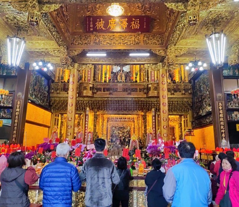 溪口天臺殿初九「天公生」隆重慶典 縣長翁章梁參拜祈福祝壽