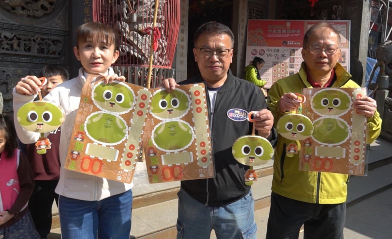 （影音）／西螺福興宮迎媽祖提燈踩街過元宵　「金芒燈籠」祈福太平媽光耀整年