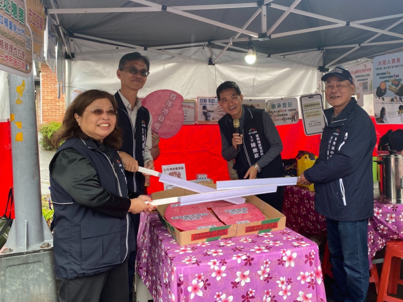 保護房產權益6瑰寶  中市地政局與東勢地所發送「防詐大丁粄」