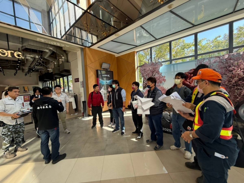 中市府百貨商場公安稽查  2日查獲5家部分缺失  開罰令限期改善