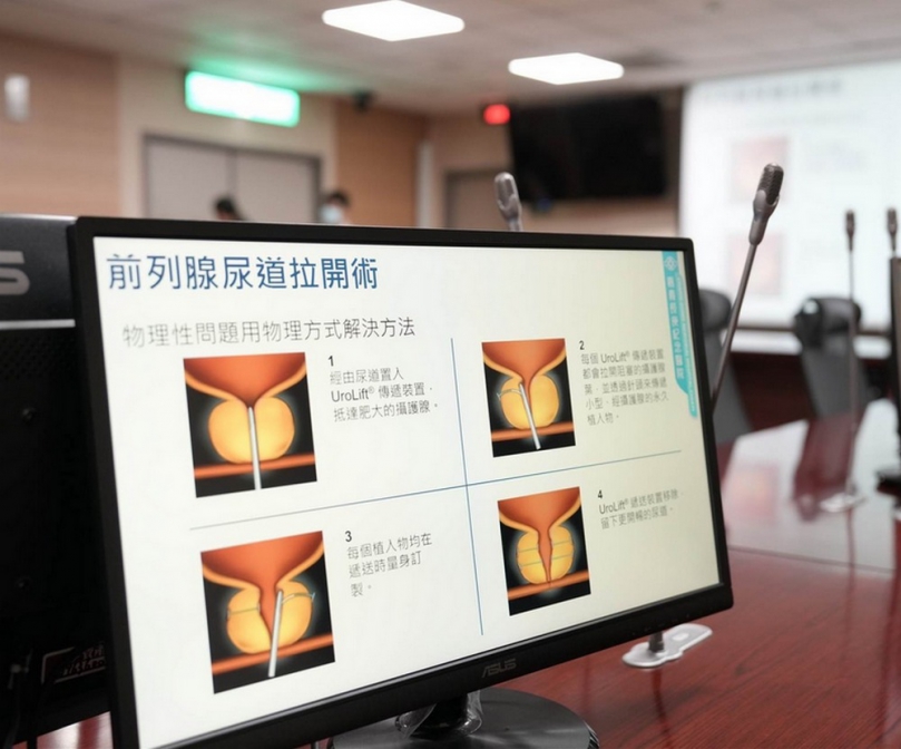 治療攝護腺肥大新選擇 嘉義長庚引進微創攝護腺拉開手術UroLift療法