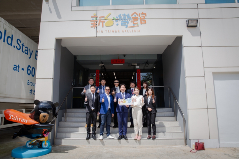 邱臣遠訪新加坡「新台灣館」  期盼打開新竹好物的國際平台