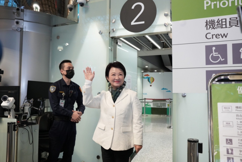 台中市長盧秀燕24日上午赴日展開「城市外交」  期盼深化與日本交流