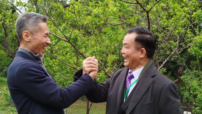 清大梅園老梅樹生病了   上緯董座蔡朝陽慷慨捐助   樹醫：救活後比新樹還漂亮！