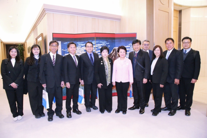 城市外交歷史性一刻！台中市長盧秀燕、東京都知事小池百合子「雙女性首長」會晤   互勉幸福城市再創佳績