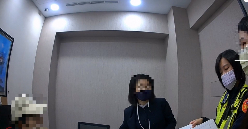 詐騙集團成員到府取款因獲悉警方要到場了解立即開溜