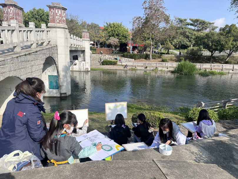 台中市豐原區國中、小學繪畫寫生比賽   9日豐原葫蘆墩公園第一區登場