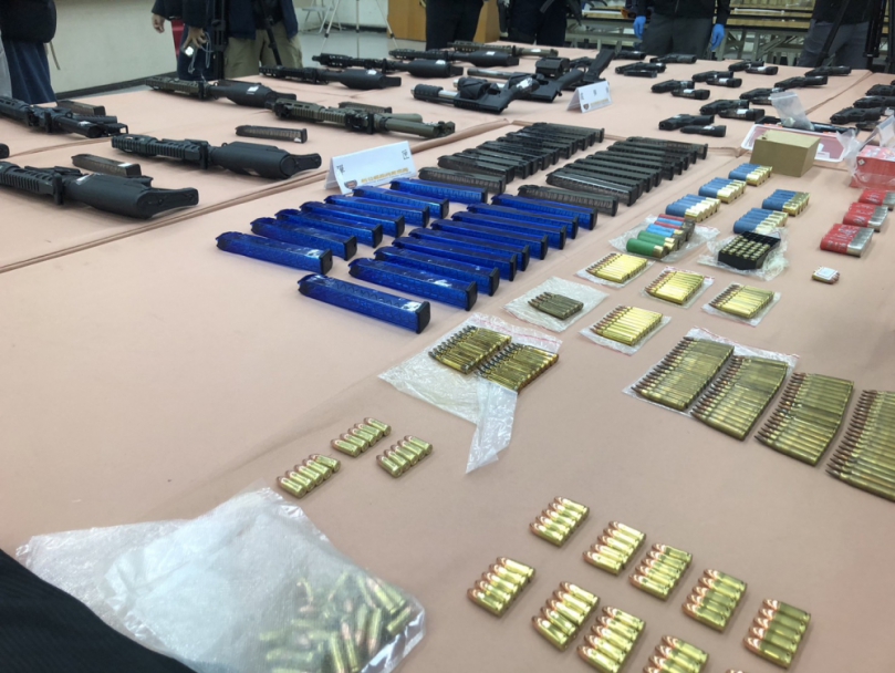 新竹縣警重挫新興黑幫  破獲大批制式軍火