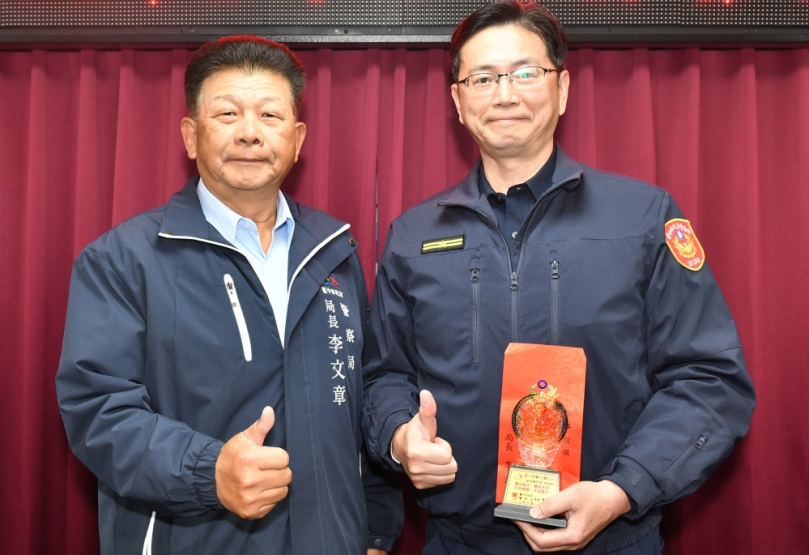 協助祝融受災戶度難關     李文章會報表揚吳政和