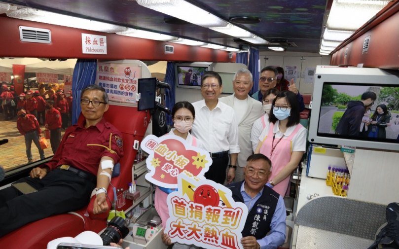 大大慈善基金會超有愛心   發起捐血家年華   北視捐200萬元助在地體育選手前進國際