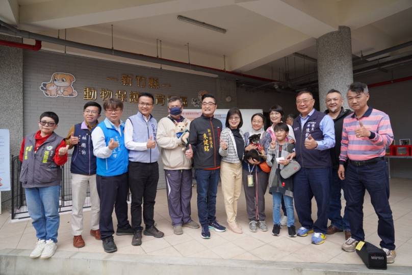 200人搶抽13隻萌柴！新竹縣動保所新春發柴第二波毛孩認養