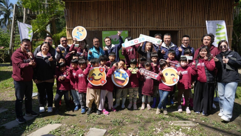 新竹縣府攜手企業植樹共創永續環境   「綠樹派對」尖石國小登場