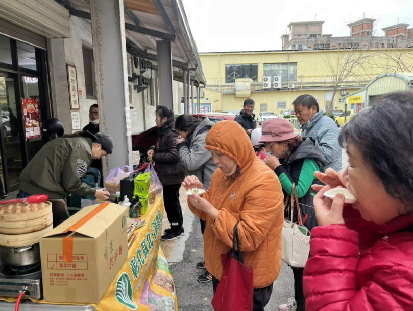 北斗鎮農會在大甲行銷水餃展售活動