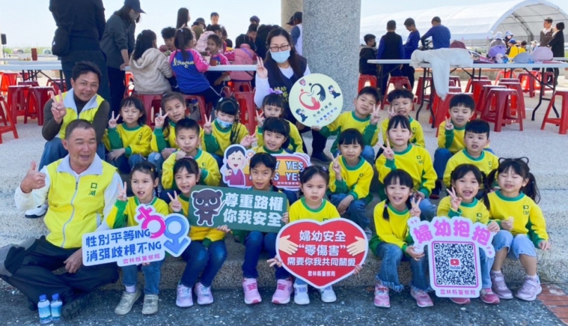 （影音）／植樹活動結合犯罪預防宣導　縣警局北港分局一同守護民眾