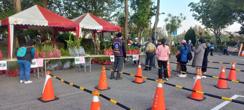 中市清水區鰲峰山舉辦健行活動與園遊會熱鬧滾滾