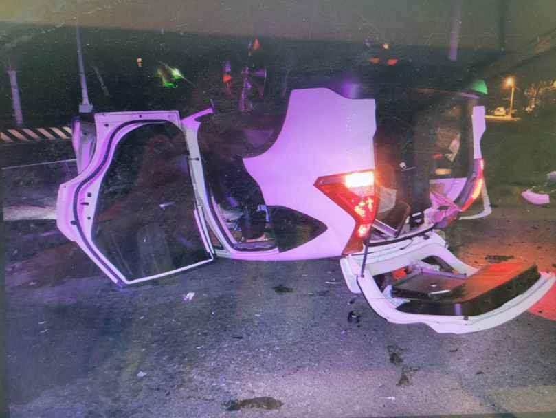 清水區發生撞車事故肇事司機逃逸清水警方查緝中