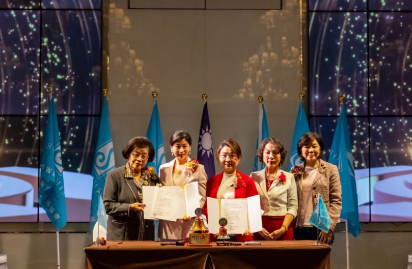 蔡佳欣領航 蘭馨姐妹會締結 ｜共創婦女發展新里程碑