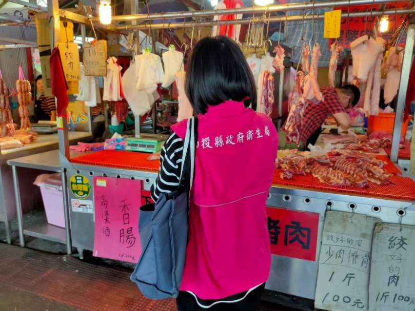 南投縣衛生局針對乙型受體素抽檢42件豬肉產品，結果均符合規定