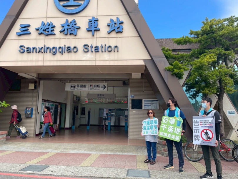 祭祖環保要兼顧    新竹市出動志工清明大宣導   維護市容人人有責