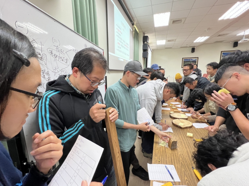 林業及自然保育署臺中分署辦理跨機關研習提升快速正確漂流木辨識技能