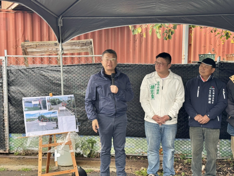 外埔區路口車禍頻傳    民進黨立委蔡其昌爭取遷移水門改善高風險路口