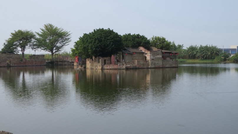 清明連假訪學甲秘境老塘湖藝術村遊蜀葵花田濕地看黑琵參加慈濟宮上白礁祭典
