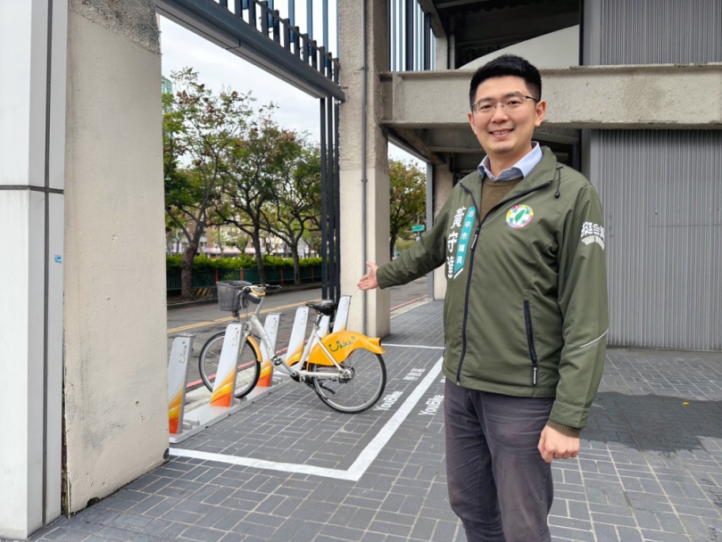 西區大益立體停車場YouBike站正式啟用    台中市第一個YouBike站設於騎樓的案例