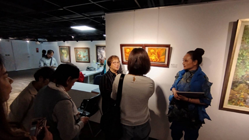 第一屆「湖光之星」湖畔畫會菁英聯展   全國各大美術競賽獲獎作品一次到位   竹市文化藝廊展至4/20