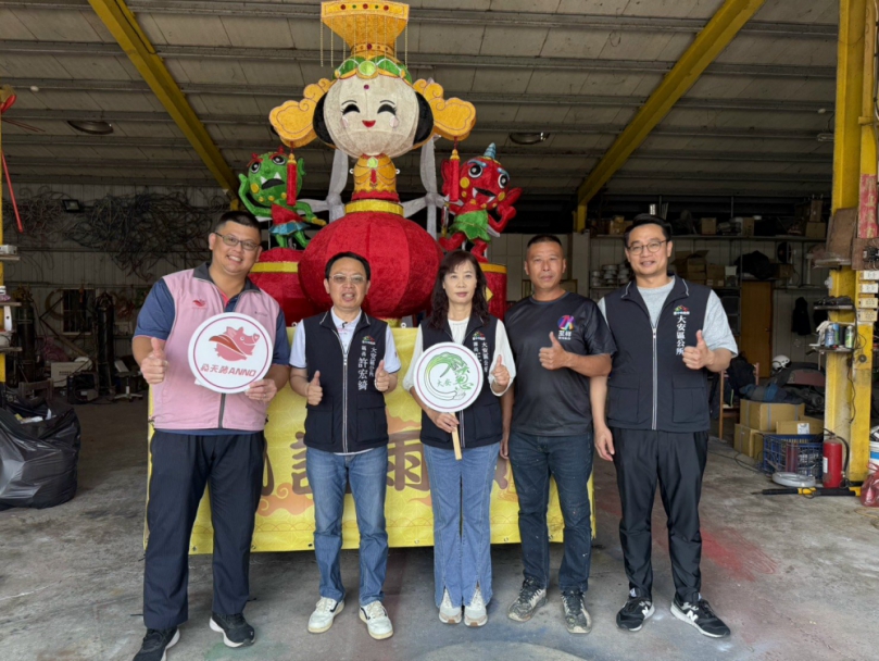 大安區合力打造特色花車共襄盛舉花獻媽祖