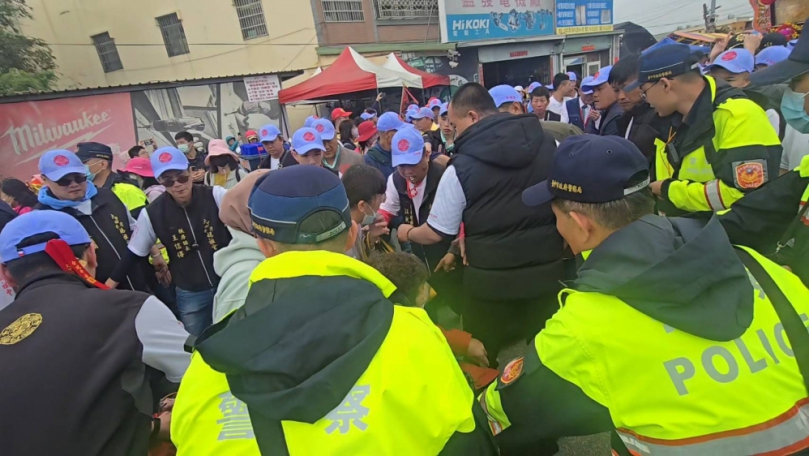 大甲媽回鑾台中最後一段路特別緩慢清水警方也最為忙碌