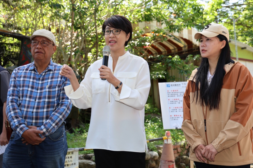 改善魚池、埔里多處道路排水 許縣長會勘簽核逾1,700萬元經費