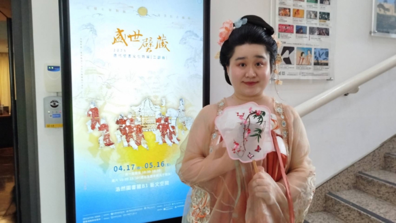 穿越古今   大唐風華再現   盛世壁藏唐壁畫巡展最終站在新竹陽明交大