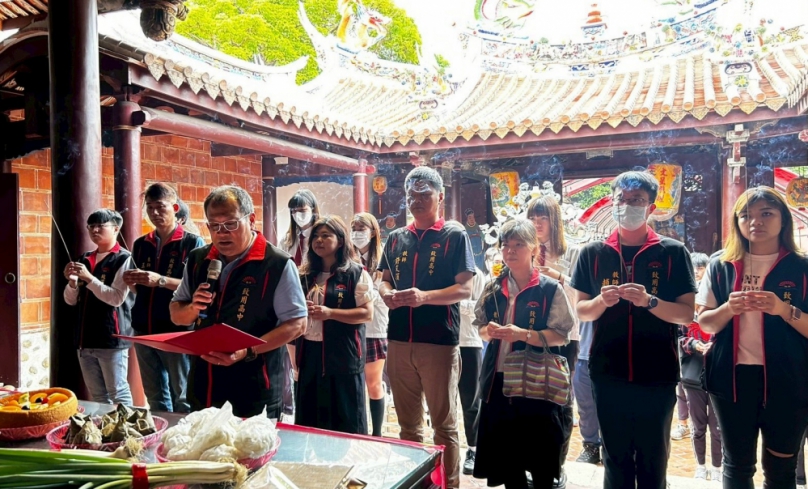 致用高中大甲文昌祠統測金榜圓夢祈福