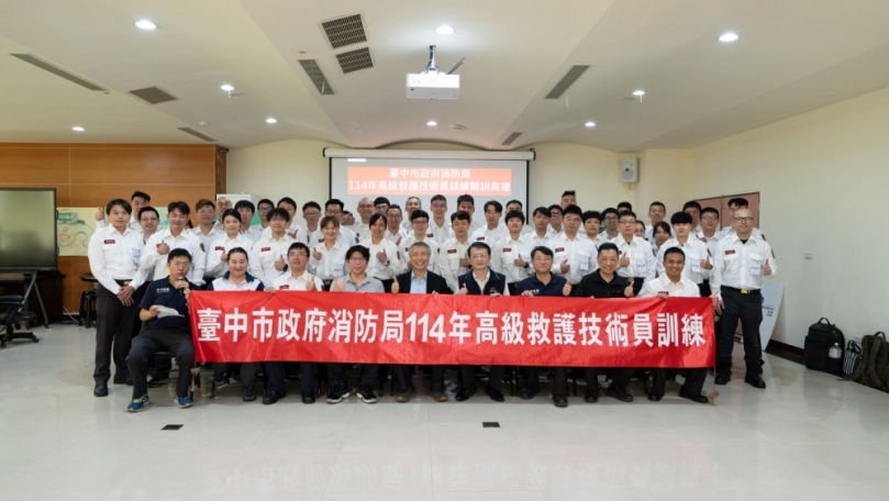 中市高級救護訓練結合3D實境設備   消防局：全面提升實務應變能力！