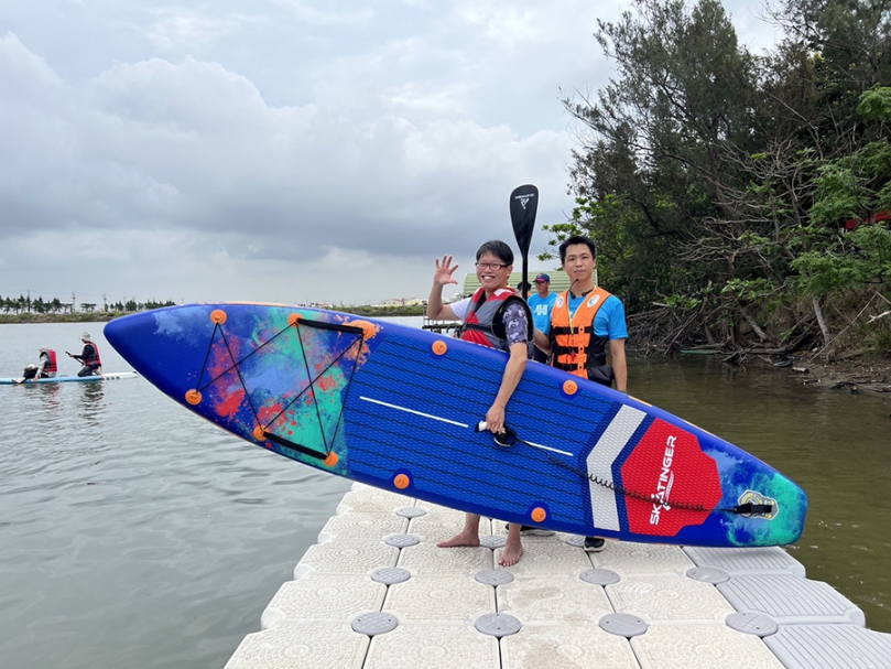 北門區獨木舟體驗活動熱鬧登場