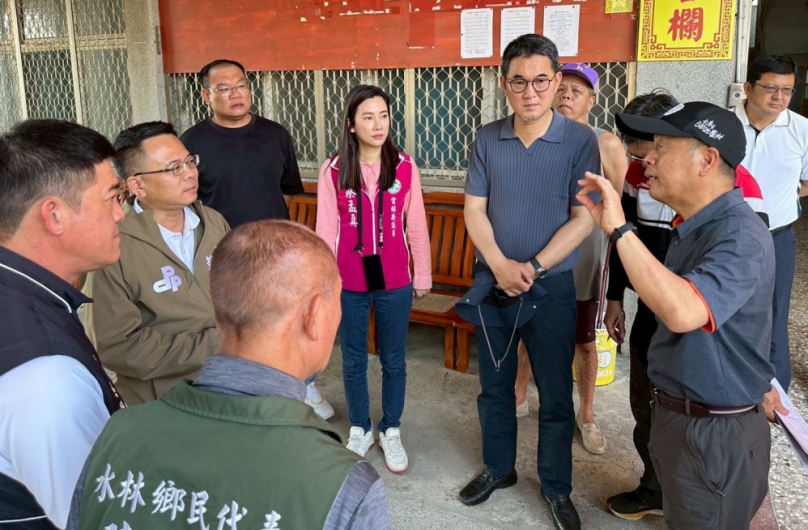 劉建國會勘水林、元長綠美化工程　打造地方社區特色 推動社區綠意生活