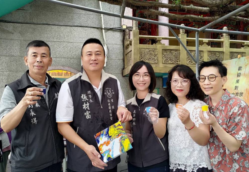 鹿草重寮社區「廟口埕」流畫藝術 開啟文化傳承與創意教育