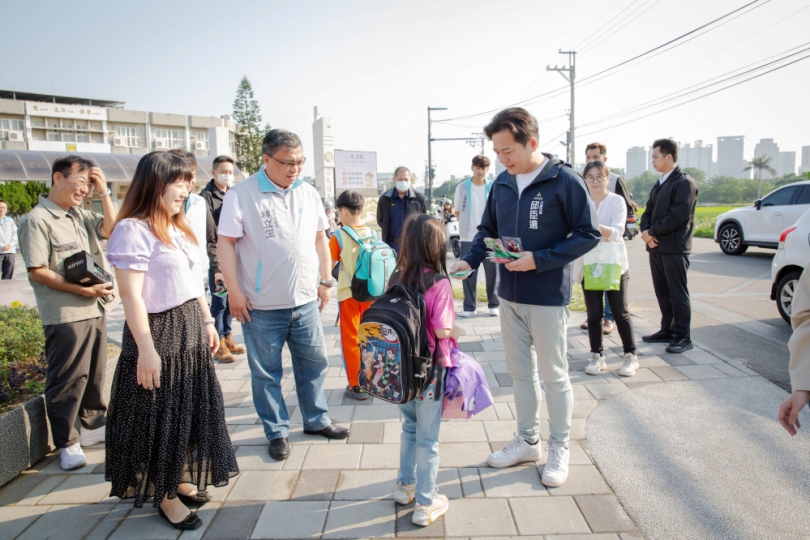 新竹市水源國小通學步道完工了   小朋友上下學更安全