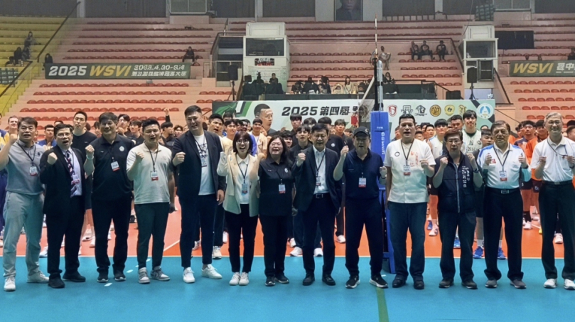 排壇盛事！台中連莊盃國際排球賽熱烈開打   運動局：積極培育國際排球人才