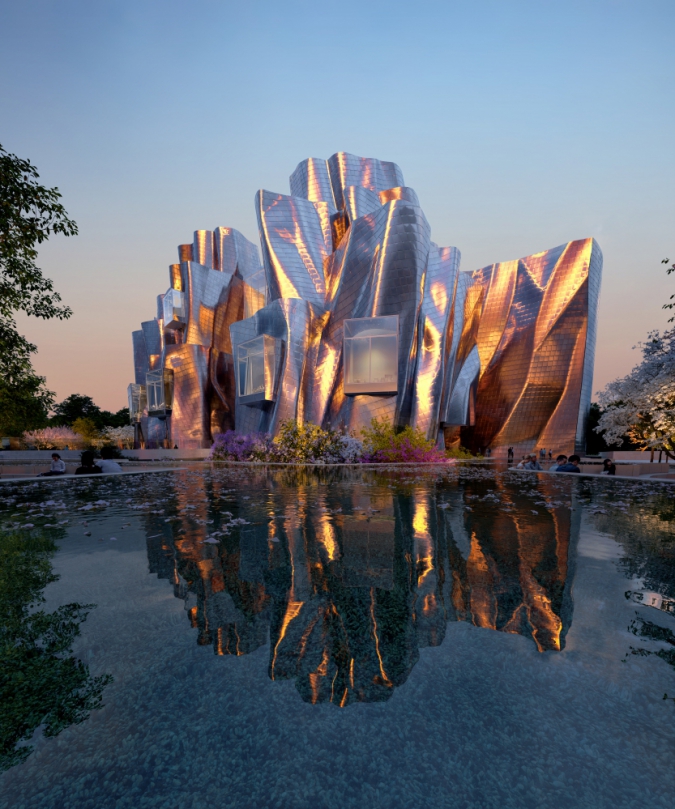 美得宛如水彩畫一般的金屬建築 台灣建築史重要的一刻，中國醫藥大學美術館動土 普立茲克建築獎教父Frank Gehry東亞唯一鉅作