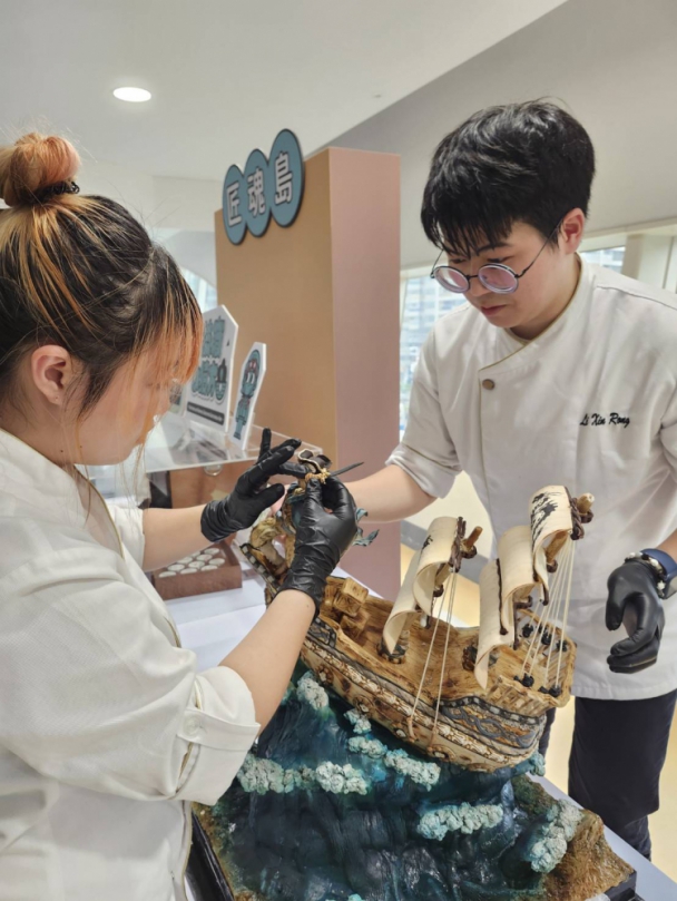 中臺科大食科系「築夢航程」榮登114年技職永續作品展 國資圖亮眼展出