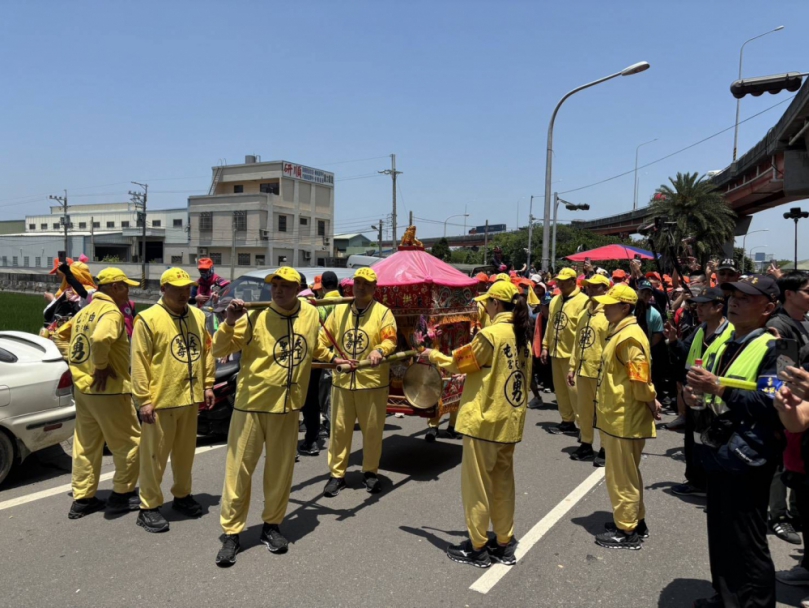 白沙屯媽祖粉紅超跑回鑾慢行    烏日警分局嚴陣以待   全力確保活動平順