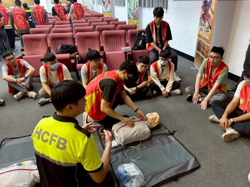 厚植救護力   新竹市強化備役役男救護量能   實施初級救護員訓練