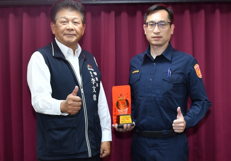 林智偉成功搶救輕生女     李文章表揚直稱好樣的