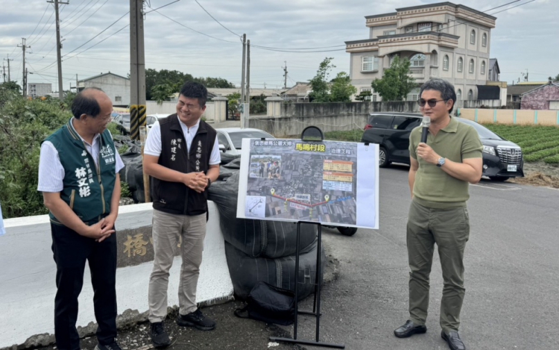劉建國爭取1.45億整治馬公厝大排　改善土堤雜草叢生飄散惡臭味問題