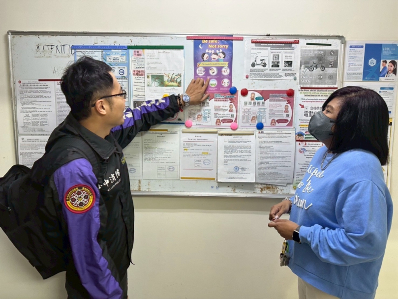 強化宣導   中市消防局多國語言宣導防火災