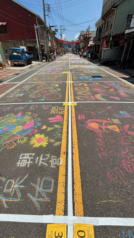中市梧棲朝元宮熱鬧舉辦第五屆彩繪老街系列活動