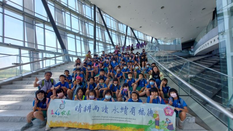 福德國小學子前往故宮南院進行「戶外教學」。（照片福德提供）