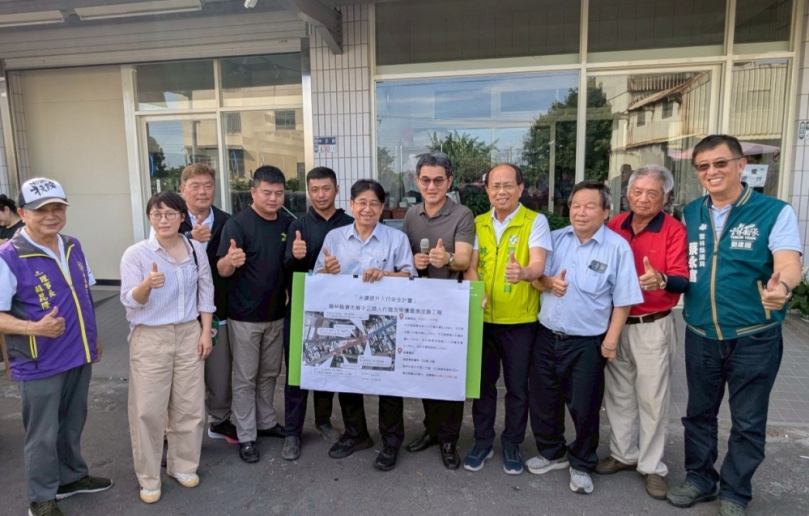 劉建國爭取改善雲林人行道　打造安全回家路網